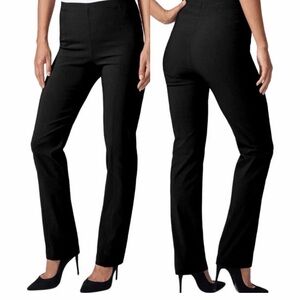 Franne Golde High Rise Two-Way Stretch All-Season Classic Magic Pant Black 10